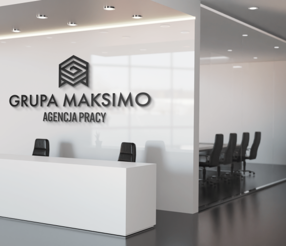 Wizualizacja Logo Agencji Pracy Grupa Maksimo